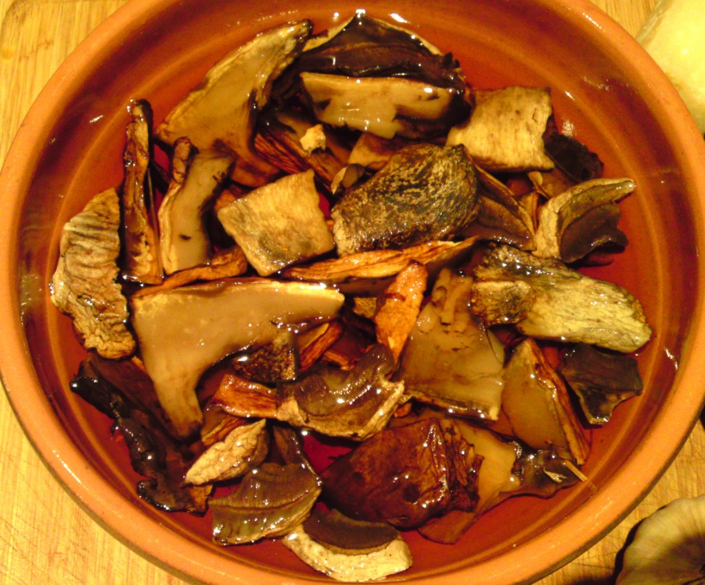 porcini soaking