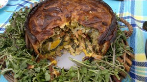 mile high wild pie, wild food, pie, recipes, vegetarian, foraging